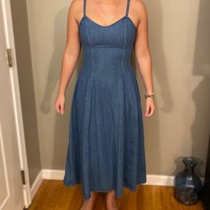 Blue jean dress